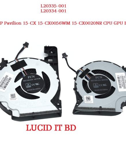New HP Pavilion 15-CX 15-CX0056WM 15-CX0020NR CPU GPU Fan L20334-001 L20335-001