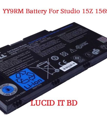 Dell YY9RM - 66Whr 11.1V 6-Cell Lithium-Ion Battery For Studio 15Z 1569