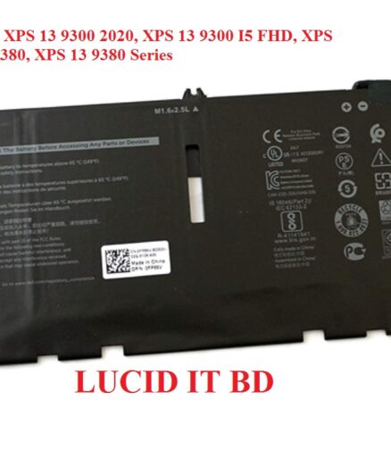 Genuine Dell XPS 13 9300 52Wh 7.6V 4 Cell Laptop Battery FP86V 722KK WN0N0