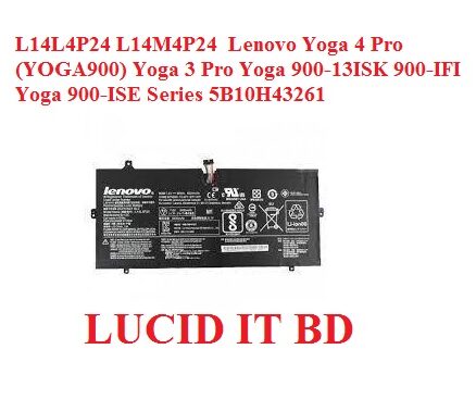 Genuine 66wh L14M4P24 L14l4p24 Battery for Lenovo Yoga 4 Pro 900-13isk