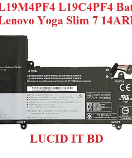 New Genuine L19M4PF4 L19C4PF4 Battery for Lenovo Yoga Slim 7 14ARE05 14s