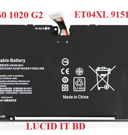 ET04XL 915191-855 915030-1C1 HSTNN-IB7U Laptop Battery Compatible for HP EliteBook X360 1020 G2 Notebook PC ET04 ET04049XL-PL 915030-171 915191-955 HSN-I09C HSTNN-1B7 Laptop Battery