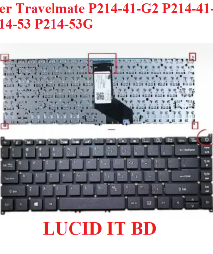 Laptop Keyboard/Keypad for Acer TravelMate P214-52 P214-52G B114-21 P40-51 P214-51 P214-51G series
