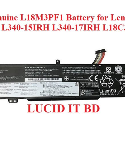 New Genuine L18M3PF1 Battery for Lenovo IdeaPad L340-15IRH L340-17IRH L18C3PF1