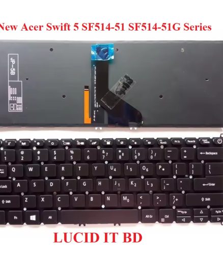 New Acer Swift 5 SF514-51 SF514-51G SF514-51-N78U with backlight Keyboard US Black For Laptop