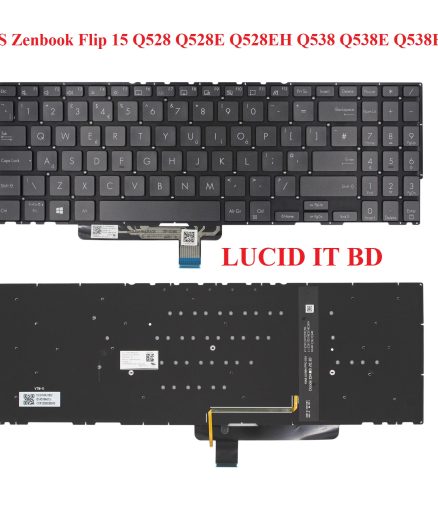 Keyboard ASUS Zenbook Flip 15 Q528 Q528E Q528EH Q538 Q538E Q538EI Series keyboard with backlight
