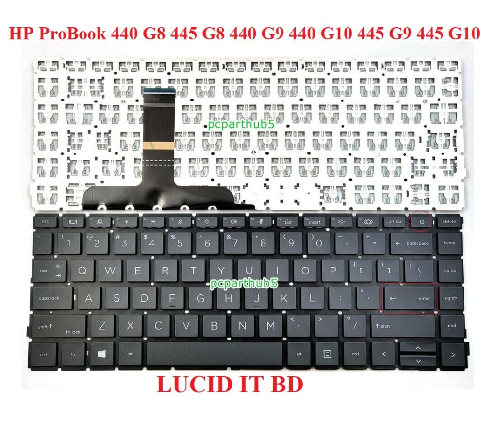 New HP ProBook 440 G8 445 G8 440 G9 440 G10 445 G9 445 G10 Keyboard US ...