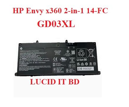 New Genuine GD03XL OEM Battery for HP Envy X360 2-in-1 14-FC 14-FA N66000-B71