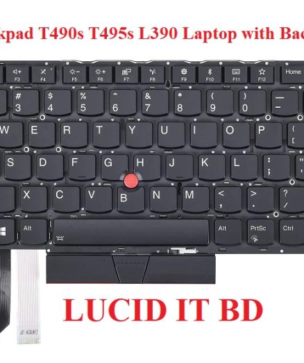 Keyboard for Lenovo Thinkpad T490s T495s L390 Laptop with Backlit US Layout ORIGINAL