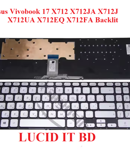 Keyboard for Asus Vivobook 17 X712 X712JA X712J X712UA X712EQ X712FA Series Laptop with Backlit US version
