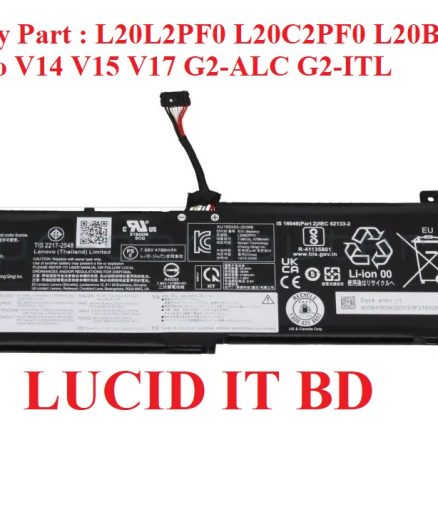 Genuine L20L2PF0 L20C2PF0 L20B2PF0 Battery for Lenovo V14 V15 V17 G2-ALC G2-ITL