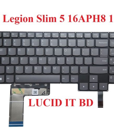 Laptop Keyboard For Lenovo Legion Slim 5 16APH8 82Y9 English US With RGB Backlit Gray New