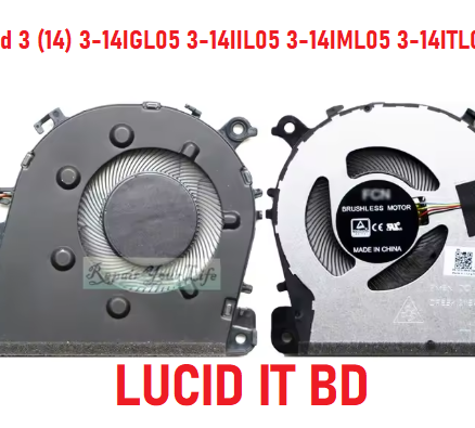 Laptop Cooling Fans For Lenovo IdeaPad 3 (14) 3-14IGL05 3-14IIL05 3-14IML05 3-14ITL05 5F10S13907 CPU Cooler FAN