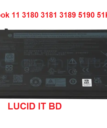DELL 51KD7 Laptop Battery for Dell Chromebook 11 3180 3189, 5190 3181 2-in-1 Series Notebook PN P28T001 11.4V 42Wh