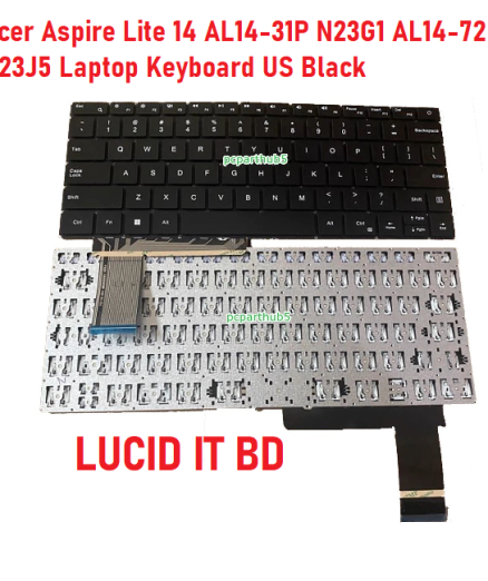 New Acer Aspire Lite 14 AL14-31P N23G1 AL14-72 N23J5 Laptop Keyboard US Black