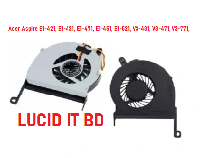 Acer Aspire E1-421, E1-421G, E1-431, E1-431G, E1-471, E1-471G, E1-451, E1-521, E1-521G, V3 V3-431, V3-431G, V3-471, V3-471G, V3-771, V3-771G CPU Cooling Fan