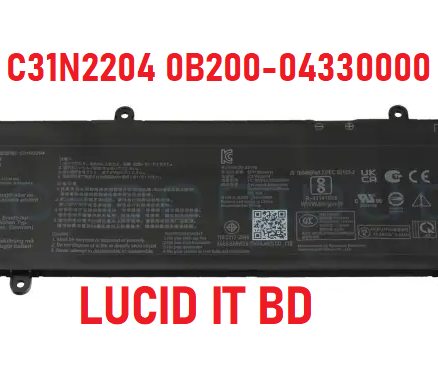 Genuine C31N2204 Battery for Asus Vivobook Go 14 E1404FA E1404GA 0B200-04330000