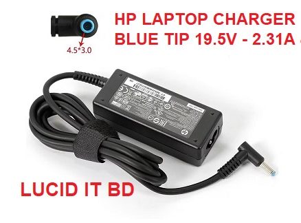 HP 19.5V 2.31A, 45W, Port: 4.5mm*3.0mm AC Adapter Charger for HP laptop TPN-LA03 854116-850 PA-1450-63HP (HP 45W Adapter 4.5*3.0mm)