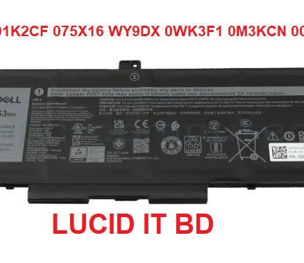 RJ40G Laptop Battery 63Wh 3941mAh 15.2V Compatible with Dell Latitude 14 5420/15 5520 / Precision 15 3560 / P137G P137G001 P104F P104F001 Series 01K2CF 075X16 WY9DX 0WK3F1 0M3KCN 005R42