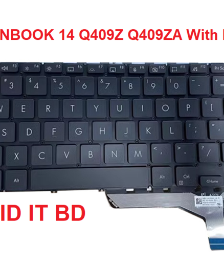 New for ASUS Zenbook 14" Q409Z Laptop US Keyboard backlit black
