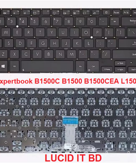 US Backlit Laptop Replacement Keyboard for Asus Expertbook B1500C B1500 B1500CEA L1500CD NO Backlit