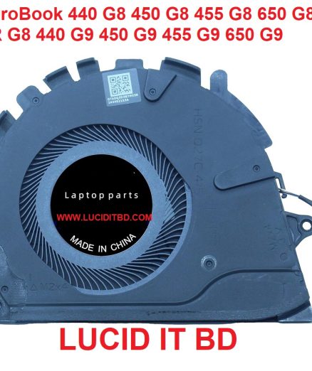 New CPU Cooling Fan for HP ProBook 440 G8 450 G8 455 G8 650 G8 455R G8 440 G9 450 G9 455 G9 650 G9 HSN-Q27C-4/5 ZHAN 66 PRO G4 TPN-Q31C Series M26013-001 M26014-001 N09080-001 Fan