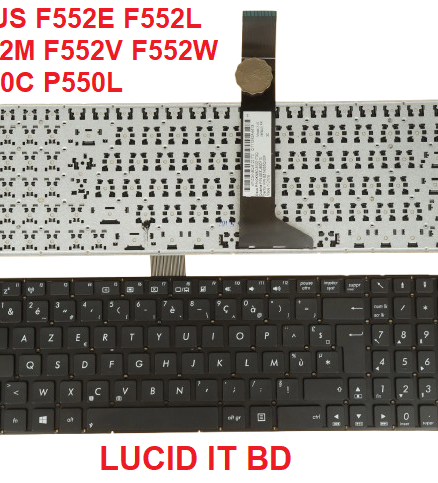 NEW For ASUS F552E F552L F552M F552V F552W P550C P550L Keyboard UK Verision