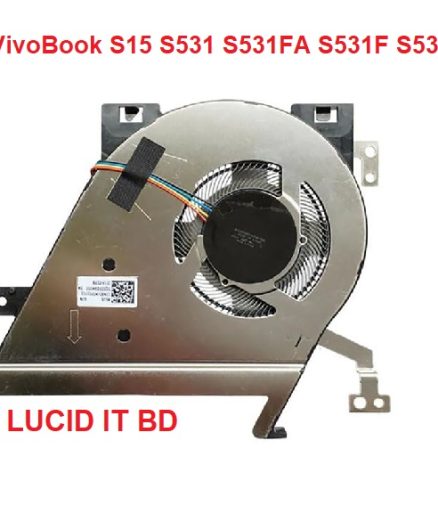 Cooling Cooler Original CPU Fan Compatible with ASUS VivoBook S15 S531 S531FA S531F S532FL S532 Series