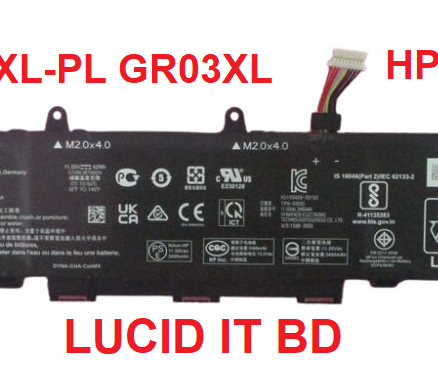 New Genuine GR03XL Battery for HP ProBook 635 AERO G7 M12328-2D1 TPN-DB0D