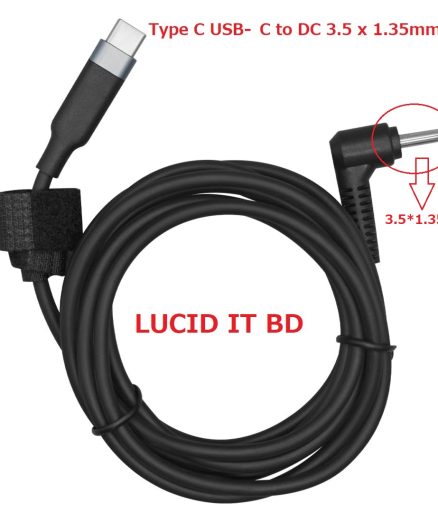 AVITA chuwi delta Lenovo Others brand PD Type C USB-C Male to DC 3.5 x 1.35mm Male Power Jack 12V PD Power Extension Charging Cord, Support 36W/12V PD Charger Cable Power Plug Converter