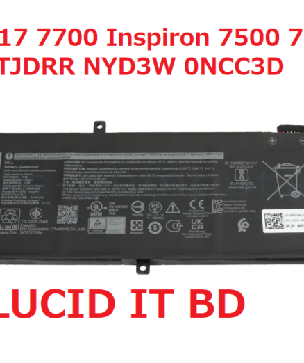 New V0GMT 56Wh Battery for Dell G7 17 7700 Inspiron 7500 7501 TJDRR NYD3W 0NCC3D