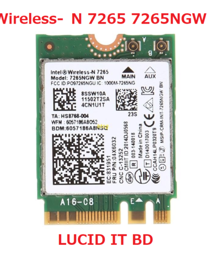HP EliteBook 840 G2 14" Genuine Laptop WIFI Wireless Card 756749-001 7265 7265NGW BN Dual Band 2x2 Wi-Fi Bluetooth-compatible