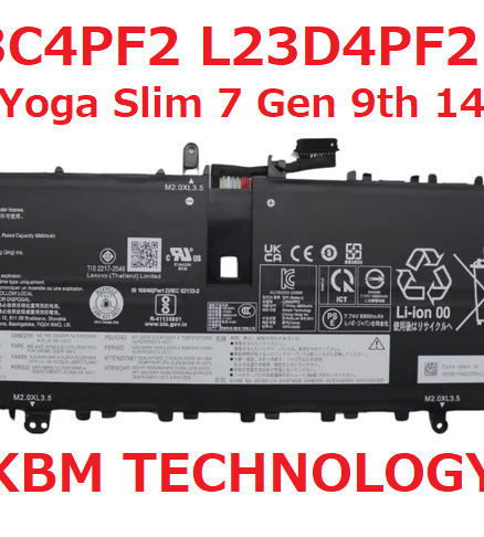 New Original L23C4PF2 L23D4PF2 Battery for Lenovo Yoga Slim 7 Gen 9th 14Q8X9