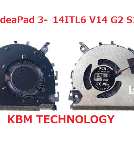 Cooling Fan for Lenovo IdeaPad 3-14ITL6 V14 G2 S14 G2 Lenovo Ideapad 3-141TL6,3-14ADA6,3-14ALC6,V14,G2-ITL,V14,G2-ALC,S14,G2,ITL, Laptop CPU Cooling Fan Replacement 5F10S13945 KBM Technology